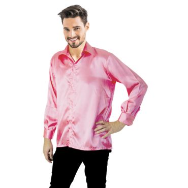 Chemise néon Disco Fluo - Rose Chemise néon Disco Fluo - Rose