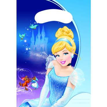 Lot de 6 sacs cadeaux Cendrillon Disney®