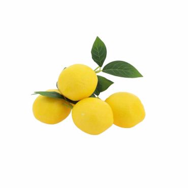 Citrons décoratifs avec feuilles pour décoration de fête | jourdefete.com Citrons décoratifs avec feuilles pour décoration de fête | jourdefete.com