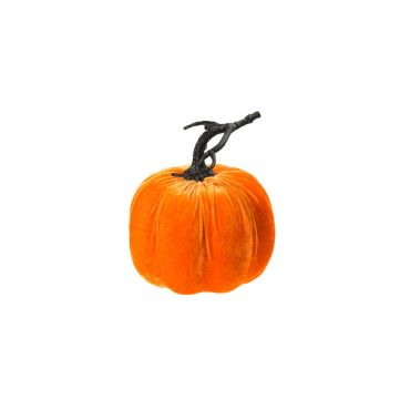Avec cette citrouille orange en velours de 17 cm de diamètre, vous posséderez une décoration d'Halloween très réaliste | jourdefete.com Avec cette citrouille orange en velours de 17 cm de diamètre, vous posséderez une décoration d'Halloween très réaliste | jourdefete.com
