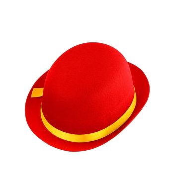 Un superbe chapeau rouge de clown pour parfaire votre déguisement | jourdefete.com Un superbe chapeau rouge de clown pour parfaire votre déguisement | jourdefete.com