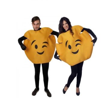 Costume Adulte Emoticône Clin d’œil Costume Adulte Emoticône Clin d’œil