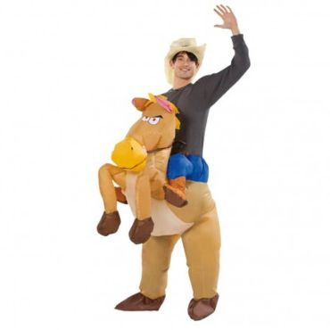 Déguisement Gonflable pour Adulte - Cowboy à Cheval Déguisement Gonflable pour Adulte - Cowboy à Cheval