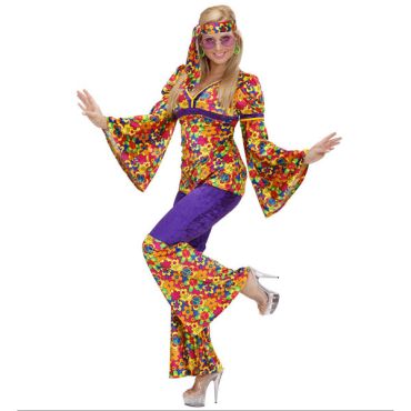 Déguisement Hippie Pantalon Femme Déguisement Hippie Pantalon Femme