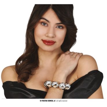 Bracelet Disco boule à facettes | jourdefete.com Bracelet Disco boule à facettes | jourdefete.com