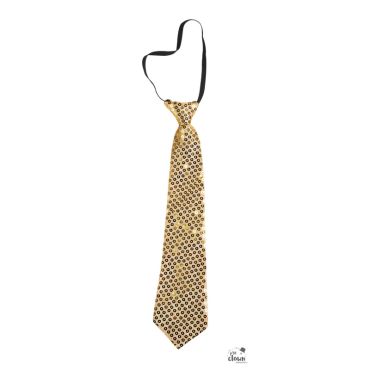 Cravate dorée à sequins élégante | jourdefete.com Cravate dorée à sequins élégante | jourdefete.com