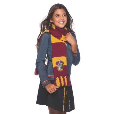 Echarpe de luxe Harry Potter™ maison Gryffondor taille unique Echarpe de luxe Harry Potter™ maison Gryffondor taille unique