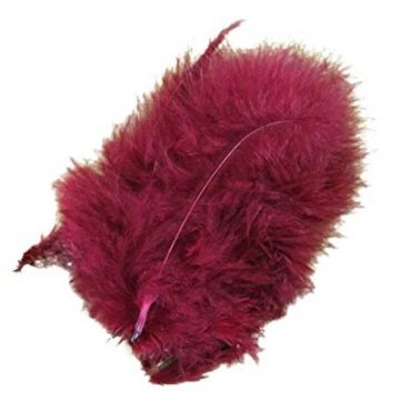 Sachet de 20 Plumes Décoratives - Bordeaux Sachet de 20 Plumes Décoratives - Bordeaux