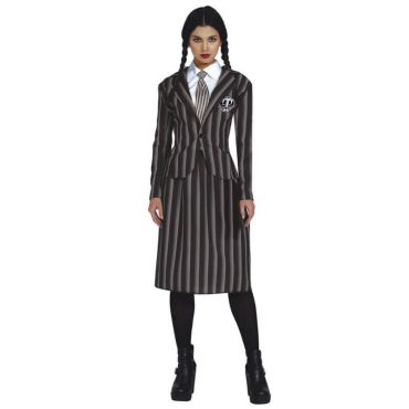 Un uniforme d'écolière macabre idéal pour ressembler à Mercredi Addams | jourdefete.com