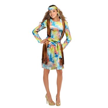 Optez pour ce magnifique déguisement pour femme d'hippie multicolore | jourdefete.com Optez pour ce magnifique déguisement pour femme d'hippie multicolore | jourdefete.com