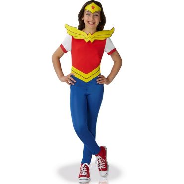 Déguisement Superhéro Girls Fille Wonder Woman - Taille au Choix Déguisement Superhéro Girls Fille Wonder Woman - Taille au Choix