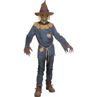 Déguisement Halloween épouvantail garçon avec masque et chapeau pointu | jourdefete.com Déguisement Halloween épouvantail garçon avec masque et chapeau pointu | jourdefete.com