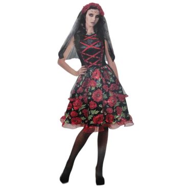 Un superbe déguisement de Catrina pour femme - Day Of the Dead - Taille au choix pour Halloween et le Dia de los Muertos | jourdefete.com Un superbe déguisement de Catrina pour femme - Day Of the Dead - Taille au choix pour Halloween et le Dia de los Muertos | jourdefete.com