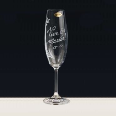Flûte à Champagne Mariage "Vive les Mariés"