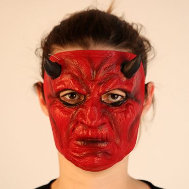Masque en Latex de Satan - Bientôt Disponible Masque en Latex de Satan - Bientôt Disponible