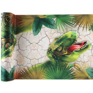 Chemin de table de la collection dinosaure T-Rex de 5 mètres Chemin de table de la collection dinosaure T-Rex de 5 mètres