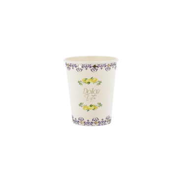 Gobelets Dolce Vita 255 ml bleu roi, blanc et or | jourdefete.com Gobelets Dolce Vita 255 ml bleu roi, blanc et or | jourdefete.com
