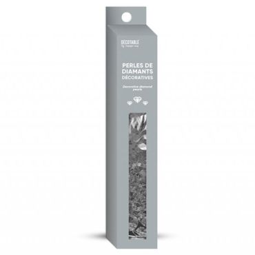 Confettis de table en perles de diamant argentées 75g pour décoration de fête et de réveillon chic | jourdefete.com Confettis de table en perles de diamant argentées 75g pour décoration de fête et de réveillon chic | jourdefete.com