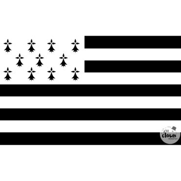 Drapeau breton noir et blanc pour fêtes et festivals | jourdefete.com Drapeau breton noir et blanc pour fêtes et festivals | jourdefete.com