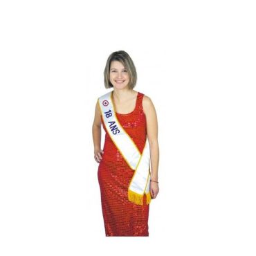 Echarpe de miss âge au choix pour adulte | jourdefete.com