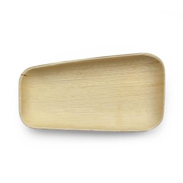 20 petits plateaux en palmier biodégradables de 22,5 cm
