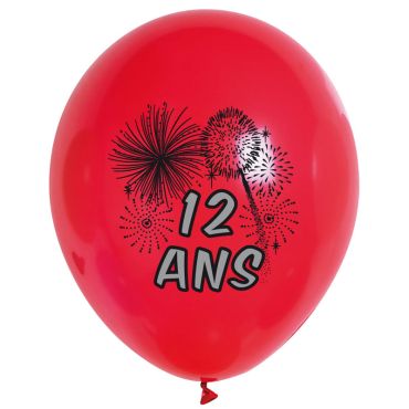 10 Ballons de Baudruche multicolore 12 ans 10 Ballons de Baudruche multicolore 12 ans