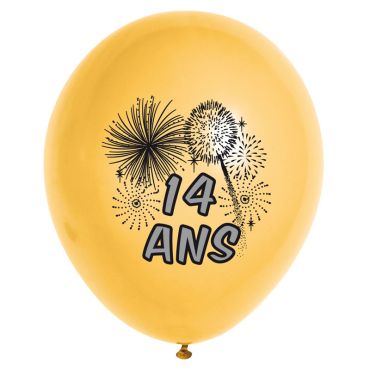 10 Ballons de Baudruche multicolore 14 ans 10 Ballons de Baudruche multicolore 14 ans