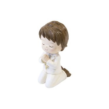 Grande figurine communiant agenouillé avec chapelet pour communion | jourdefete.com Grande figurine communiant agenouillé avec chapelet pour communion | jourdefete.com