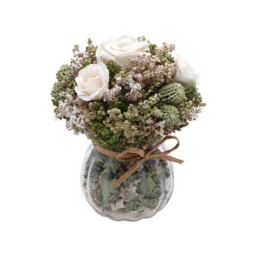 bouquet de fleurs séchées dans un vase bouquet de fleurs séchées dans un vase