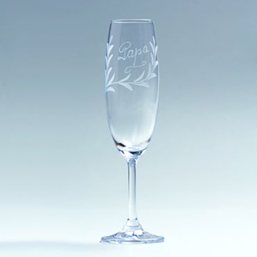 Flûte à Champagne Baptême "Papa" - 22cm Flûte à Champagne Baptême "Papa" - 22cm
