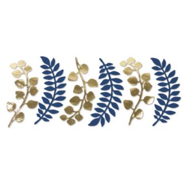 fougere-eucalyptus-bleu-or-décoration | jourdefete.com