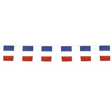 guirlande de drapeaux tricolores France de 10 mètres | jourdefete.com guirlande de drapeaux tricolores France de 10 mètres | jourdefete.com