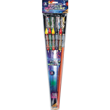 10 fusées Space Machine pour des effets variés et colorés | jourdefete.com 10 fusées Space Machine pour des effets variés et colorés | jourdefete.com