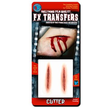 Transfert cicatrice 3D "Coupures" Transfert cicatrice 3D "Coupures"