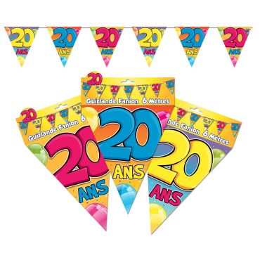 Guirlande Fanions "20" 