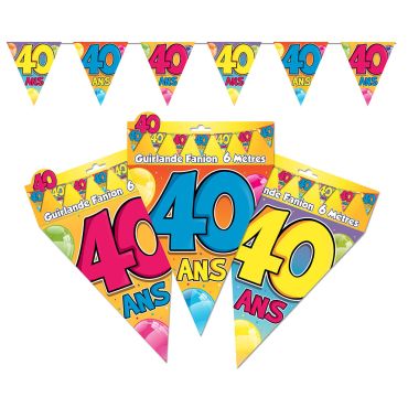 Guirlande Fanions "40"