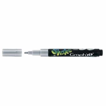 Graph'it Shake Marqueur Fin - Argent