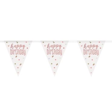 guirlande-fanions-anniversaire-glitz-rose-gold | jourdefete.com