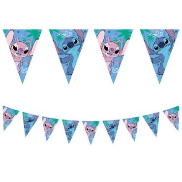 Une guirlande bleue avec Stitch et Angel pour l'anniversaire de votre enfant | jourdefete.com Une guirlande bleue avec Stitch et Angel pour l'anniversaire de votre enfant | jourdefete.com