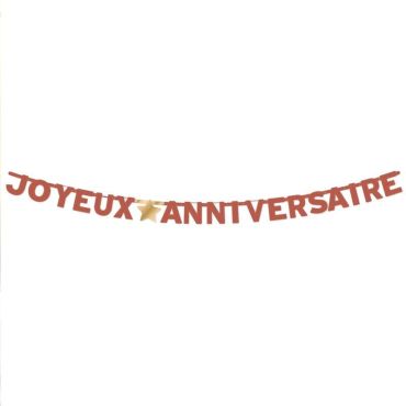 Guirlande de lettres - Joyeux Anniversaire - Collection Terracotta | jourdefete.com Guirlande de lettres - Joyeux Anniversaire - Collection Terracotta | jourdefete.com
