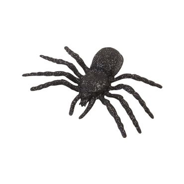 Grande araignée décorative noire recouverte de paillettes brillantes pour une ambiance d'Halloween | jourdefete.com Grande araignée décorative noire recouverte de paillettes brillantes pour une ambiance d'Halloween | jourdefete.com