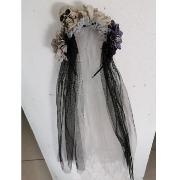 serre-tete-crane-voile-halloween | jourdefete.com serre-tete-crane-voile-halloween | jourdefete.com