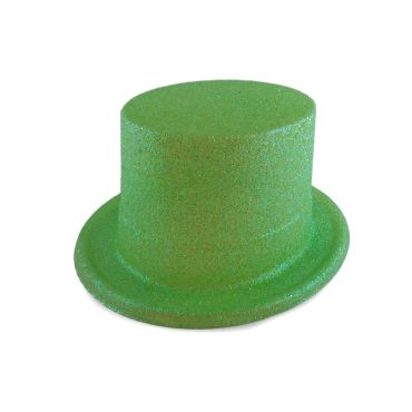 Haut de forme pailleté - Vert Fluo Haut de forme pailleté - Vert Fluo
