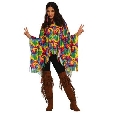 poncho hippie avec bandeau pour femme | jourdefete.com poncho hippie avec bandeau pour femme | jourdefete.com