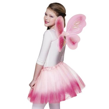 Ailes et Tutu de Fée Rose Fille Ailes et Tutu de Fée Rose Fille