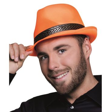 Chapeau Borsalino Funky - Orange Chapeau Borsalino Funky - Orange