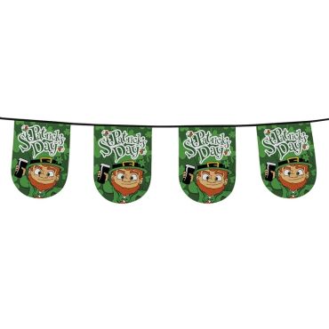 Guirlande Fanions Saint Patrick - Leprechaun