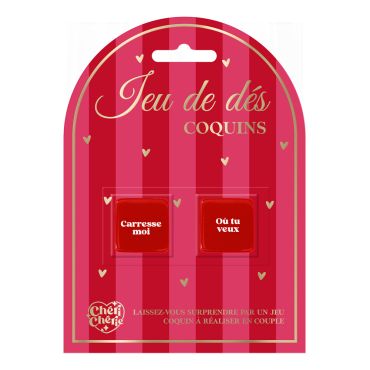 Deux dés coquins pour s'amuser le soir de la Saint-Valentin | jourdefete.com