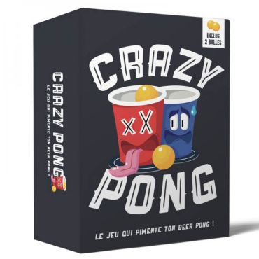 Jeu crazy pong variante du beer pong