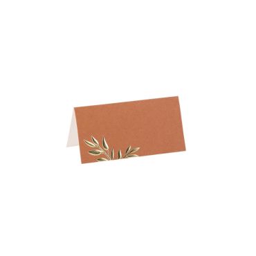 10 marque-places de la collection jolis brins or et terracotta 10 marque-places de la collection jolis brins or et terracotta
